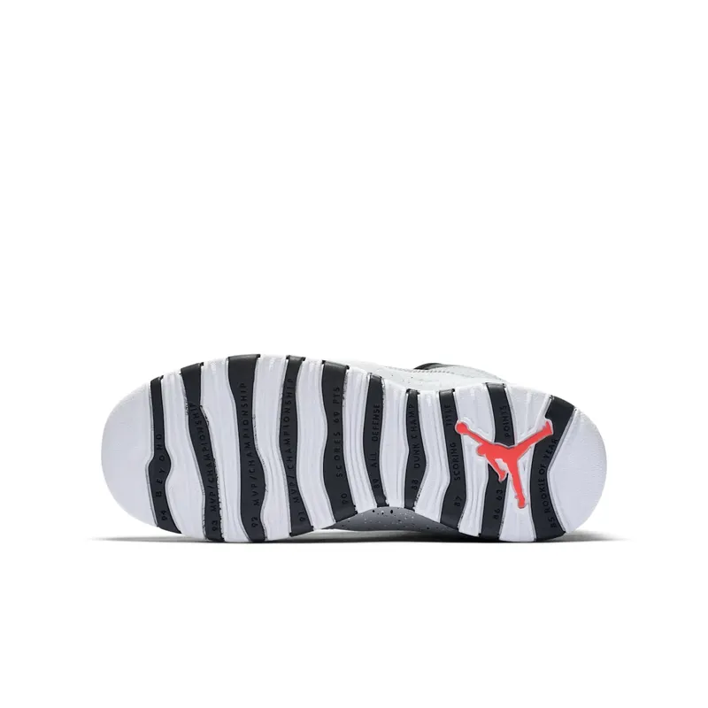 Jordan 10 Retro Light Smoke Grey (GS) Light Smoke Grey/Black-University Red-White (310806-062)