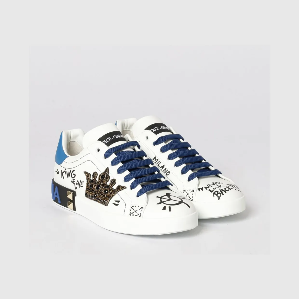 Dolce & Gabbana Sneakers Gnawed Blue (CS1759A02198W921)