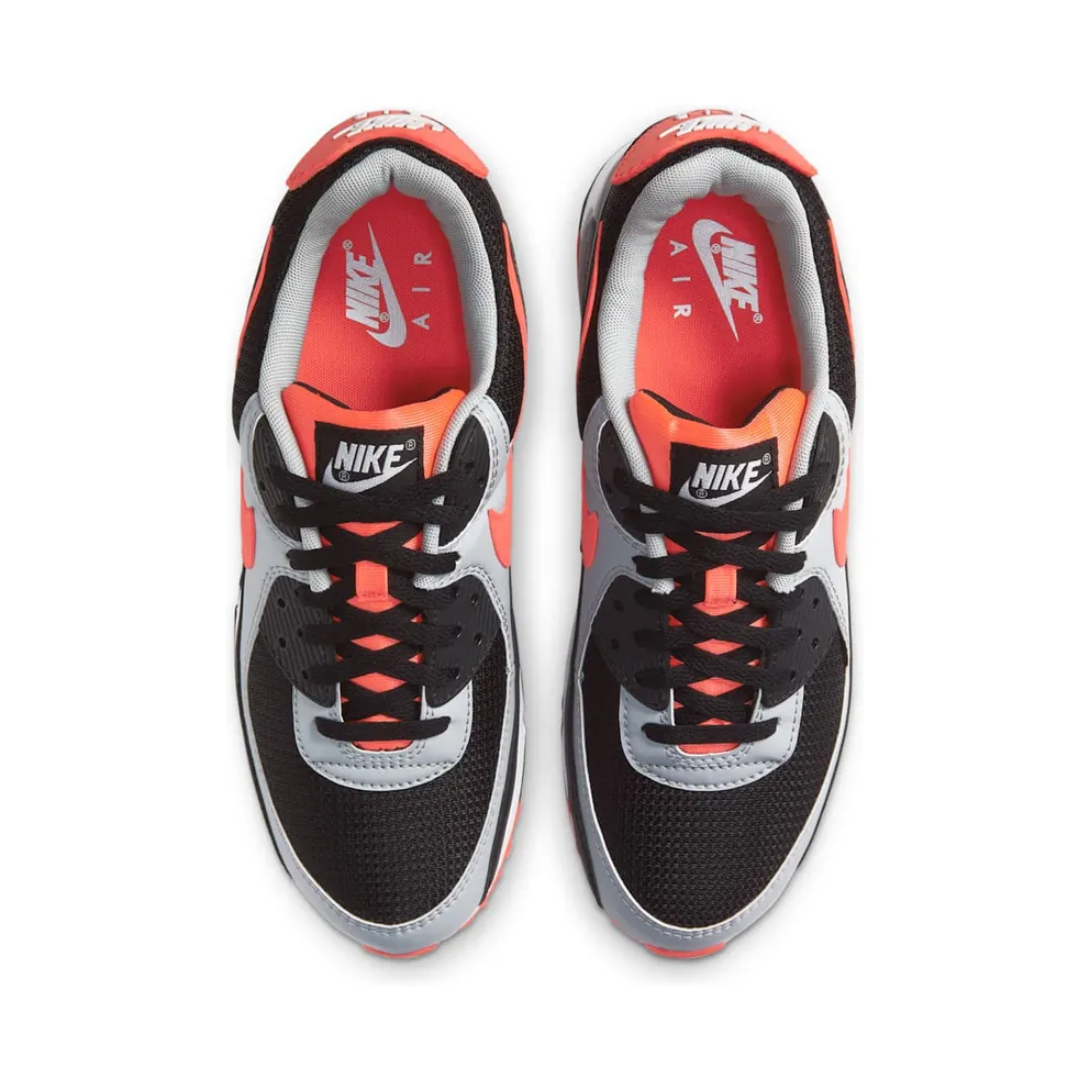 Nike Air Max 90 Black Radiant Red Wolf Grey Black/Radiant Red-White-Wolf Grey (CZ4222-001)