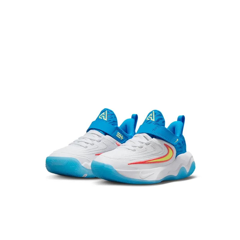Nike Giannis Immortality 4 SE White Photo Blue Hyper Royal Light Lemon Twist (HF1182-100)