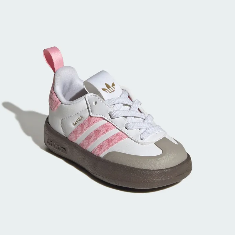 Adidas ADIFOM SAMBA 360 Shoes Cloud White / Light Pink / Clear Granite (IH7043)