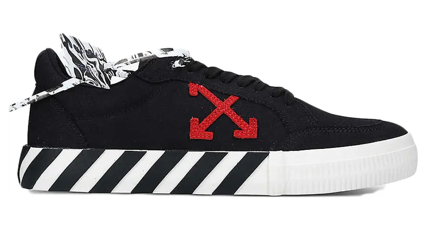 OFF-WHITE Vulc Low Black Red Arrow FW20