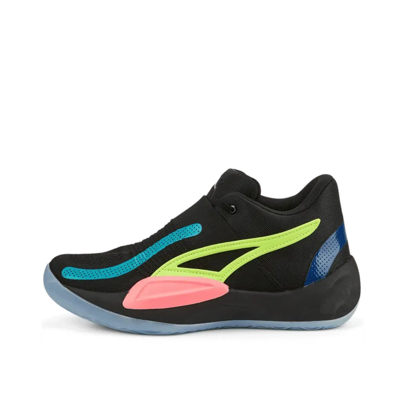 Men’s PUMA Rise Nitro Black/Sunset Glow (377012-03)
