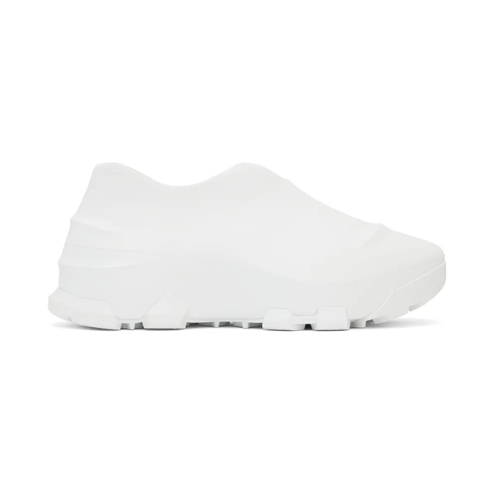 Givenchy White Monumental Mallow Low-Top Sneakers (BHZ013H1A6100)