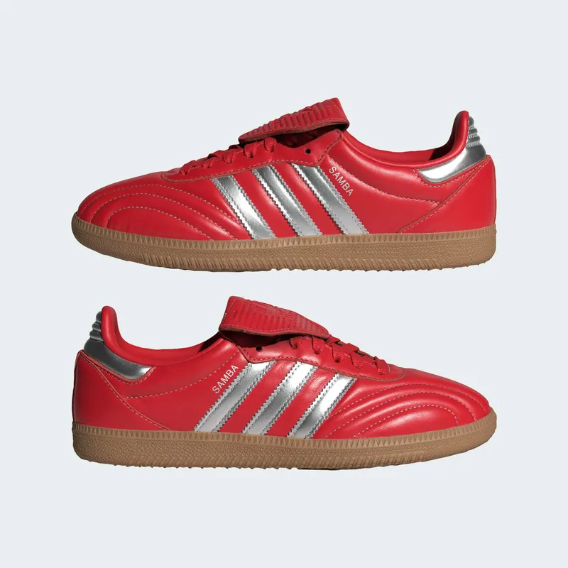 Adidas Samba LT Better Scarlet / Silver Metallic / Gum (JS3938)