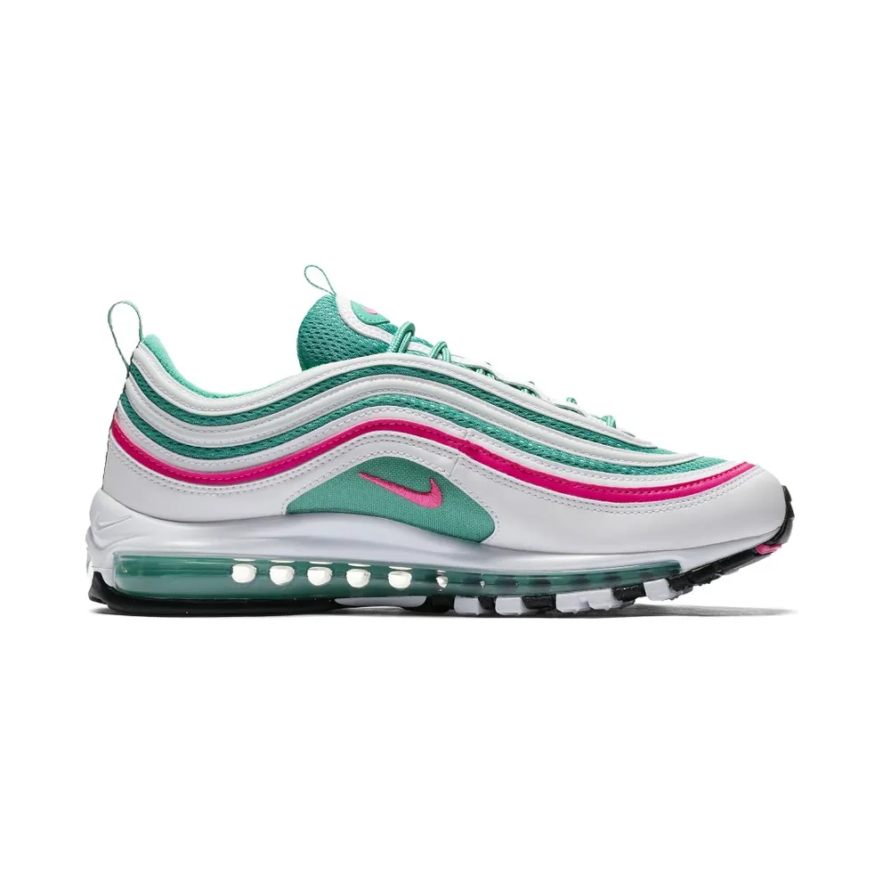 Nike Air Max 97 South Beach White/Pink Blast-Kinetic Green-Black (921826-102)