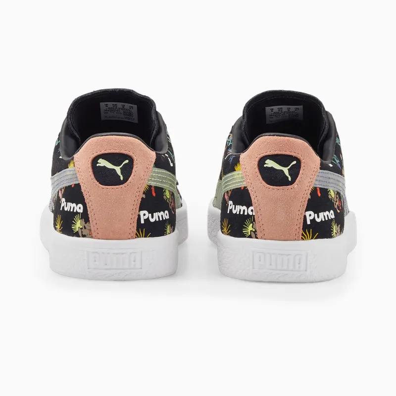 Puma Suede VTG bedrukte White/Pink/Black (384253-01)