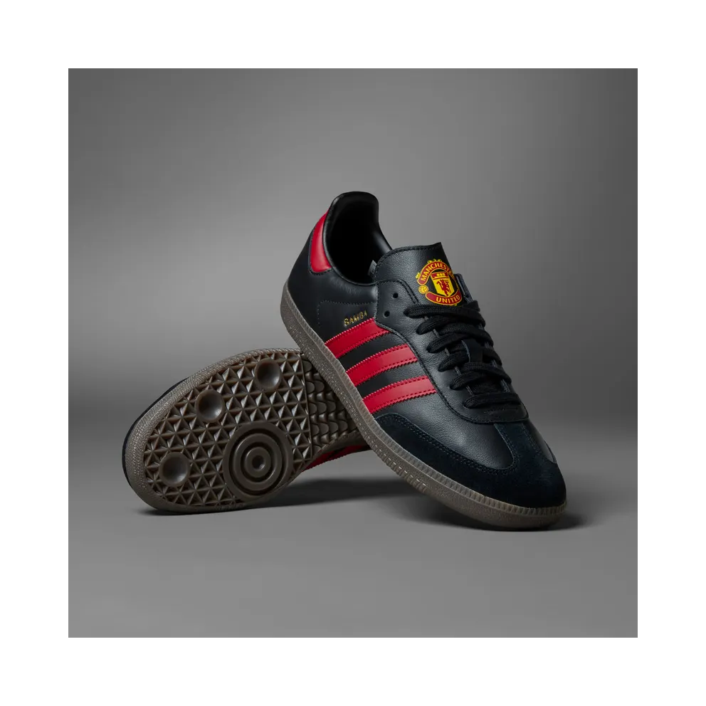 Adidas Samba Team Core Black / Real Red / Gum (HQ7030)