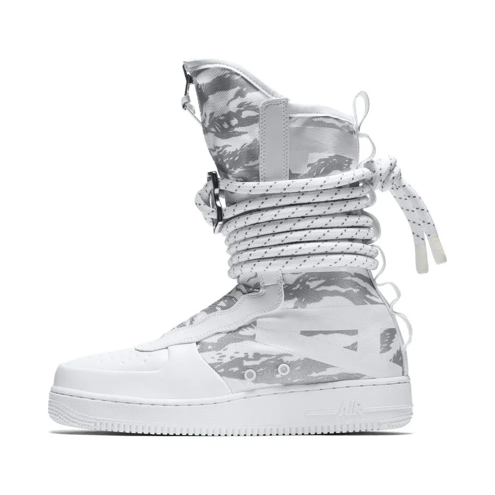 Nike SF Air Force 1 High Winter Camo White/White-White (AA1130-100)