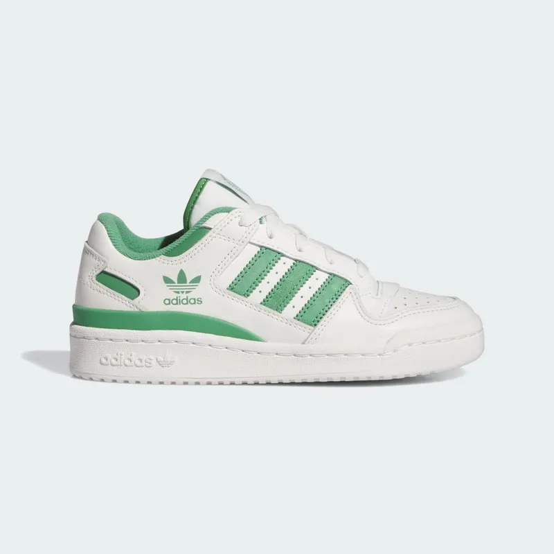adidas Forum Low CL Shoes Kids Cloud White / Preloved Green / Preloved Green (ID8722)