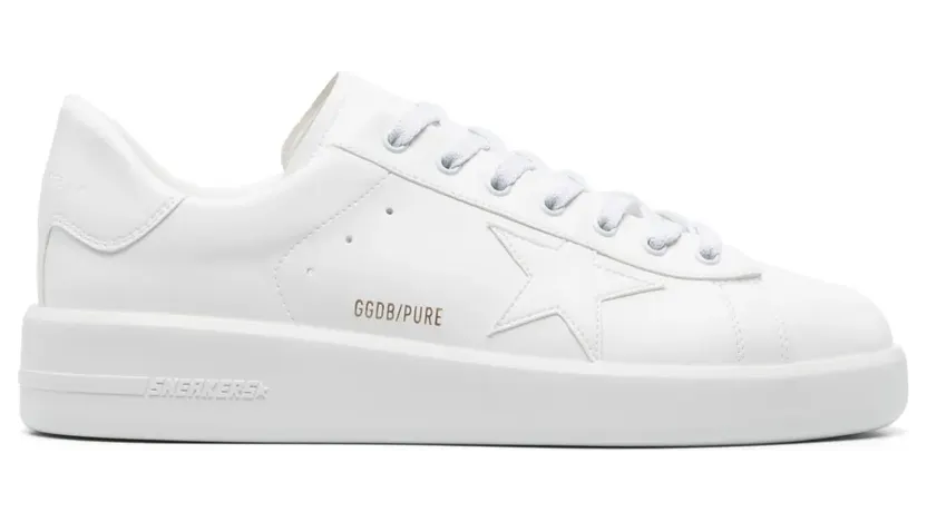Golden Goose Purestar bio-based Sneakers with white star and heel tab GMF00197F003954/T_GOLDE-10100_600-41