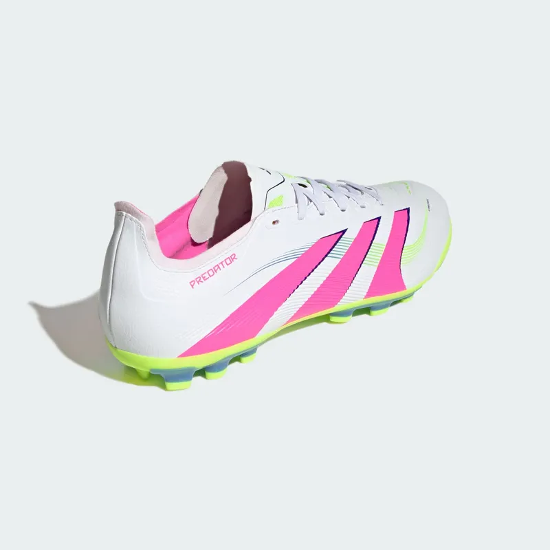 adidas Predator League AG Cloud White Lucid Pink Lucid Lemon (ID3836)