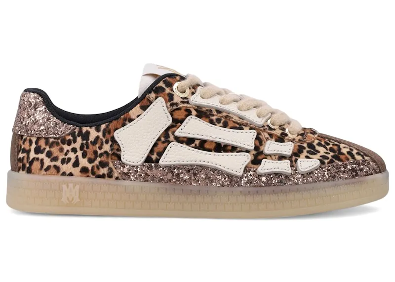 AMIRI Pacific Bones Brown Leopard Glitter (AWSNSN1024-210)