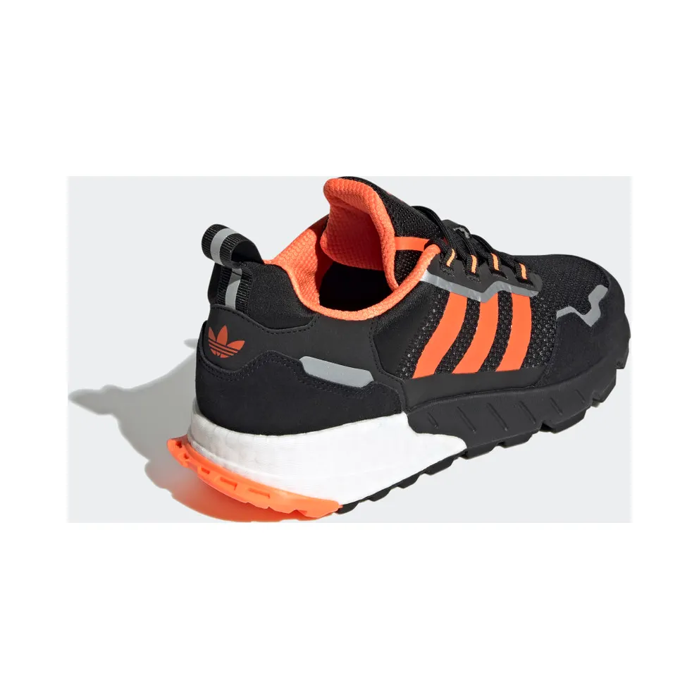 Adidas ZX 1K Boost Core Black / Solar Orange / Silver Metallic (H00428)