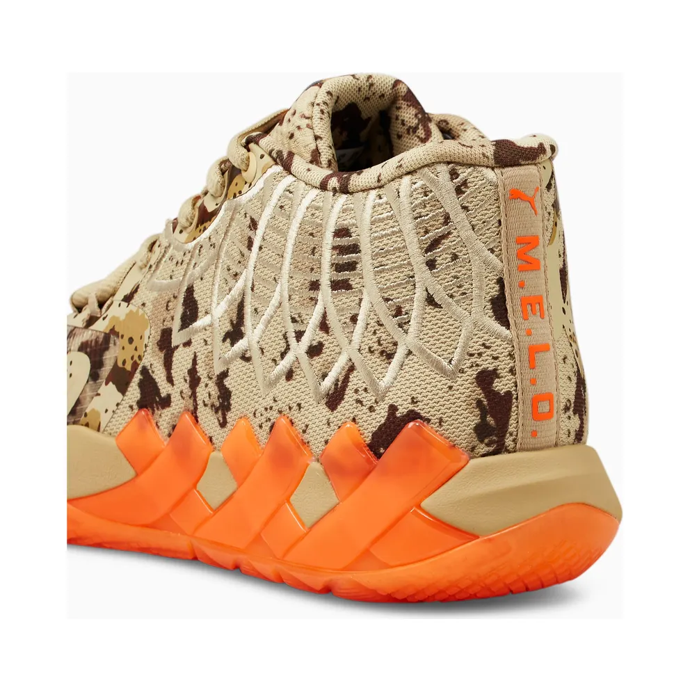 Puma MB.01 Disco Camo Basketball Shoes Beige/Orange (379217-01)