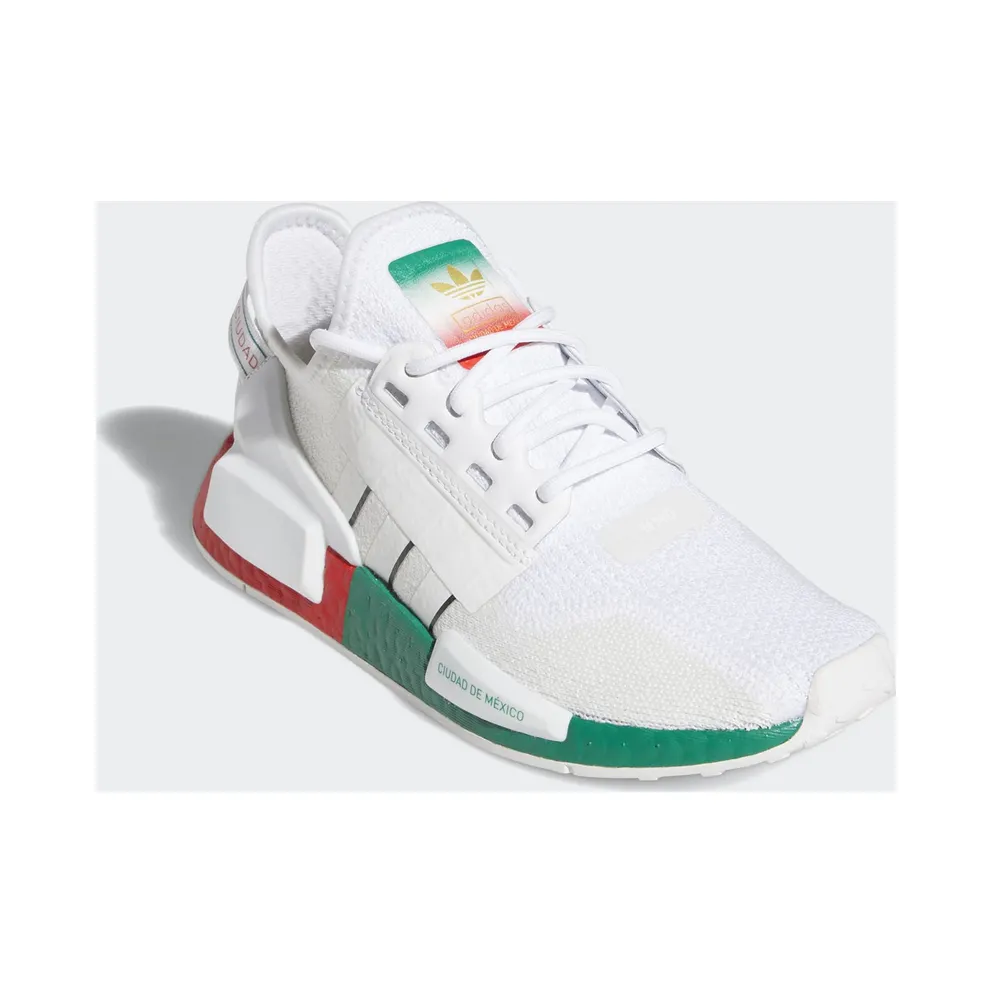 adidas NMD R1 V2 United By Mexico City (GS) White/Black/Green (FY6629)
