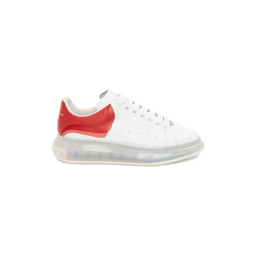 Alexander McQueen Oversized Clear Sole Lust Red (604233WHX999676)