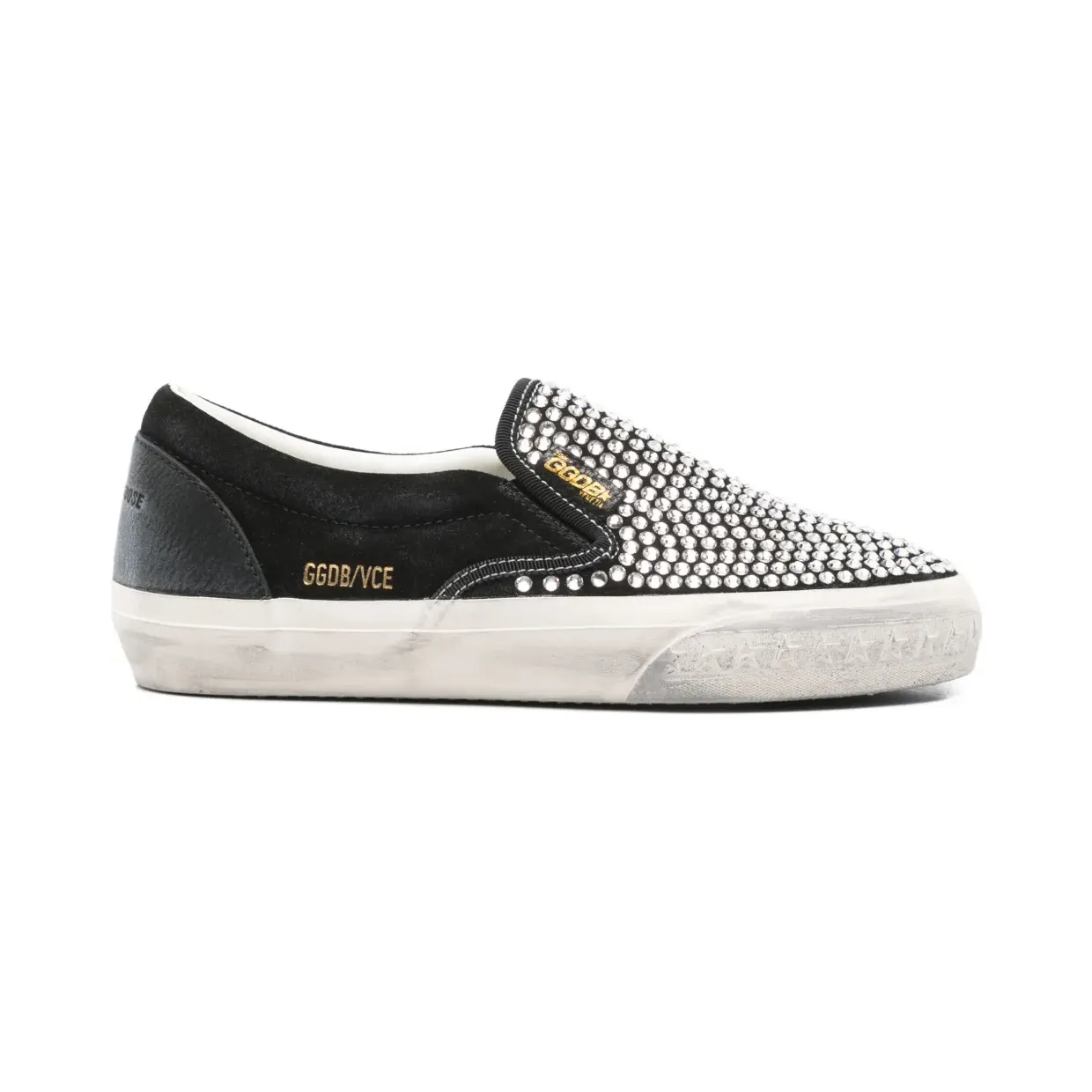 Golden Goose Vce verfraaid met kristallen “Black” (GWF00306F007527)