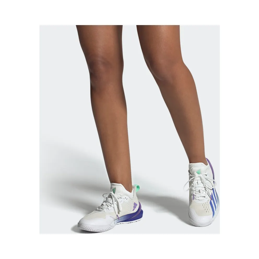 adidas adizero Cybersonic Tennis Cloud White / Blue Fusion / Pulse Mint (GY9640)