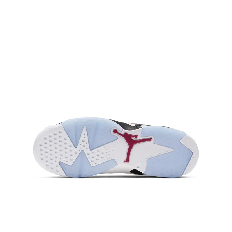 Jordan 6 Retro Carmine 2021 (GS) White/Black-Carmine (384665-106)