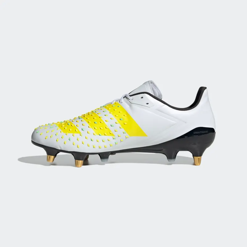Adidas Rugby Predator Malice SG Cloud White / Beam Yellow / Core Black (GZ4164)
