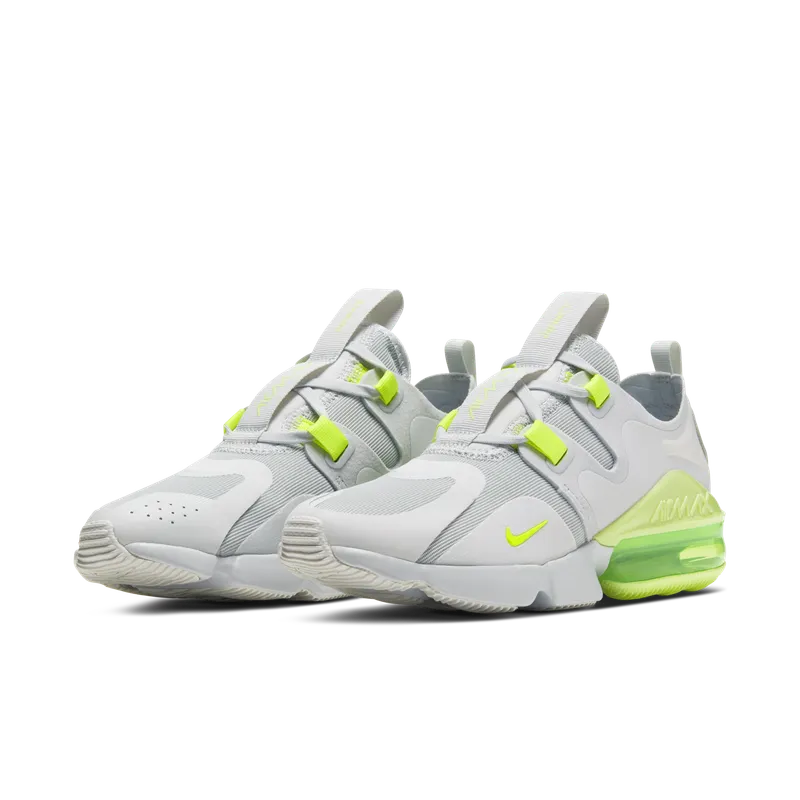 Nike Air Max Infinity Grey “Photon Dust / Barely Volt / Platinum Tint / Lemon Venom” (BQ4284-003)