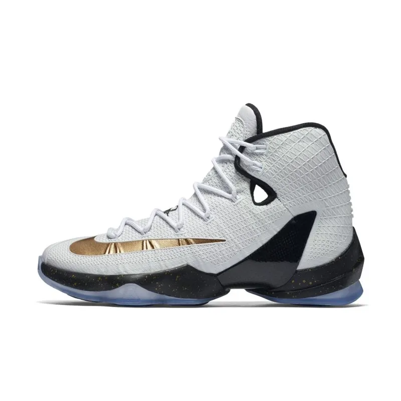 Nike LeBron 13 Elite Gold White/Black-Metallic Gold (831923-170)