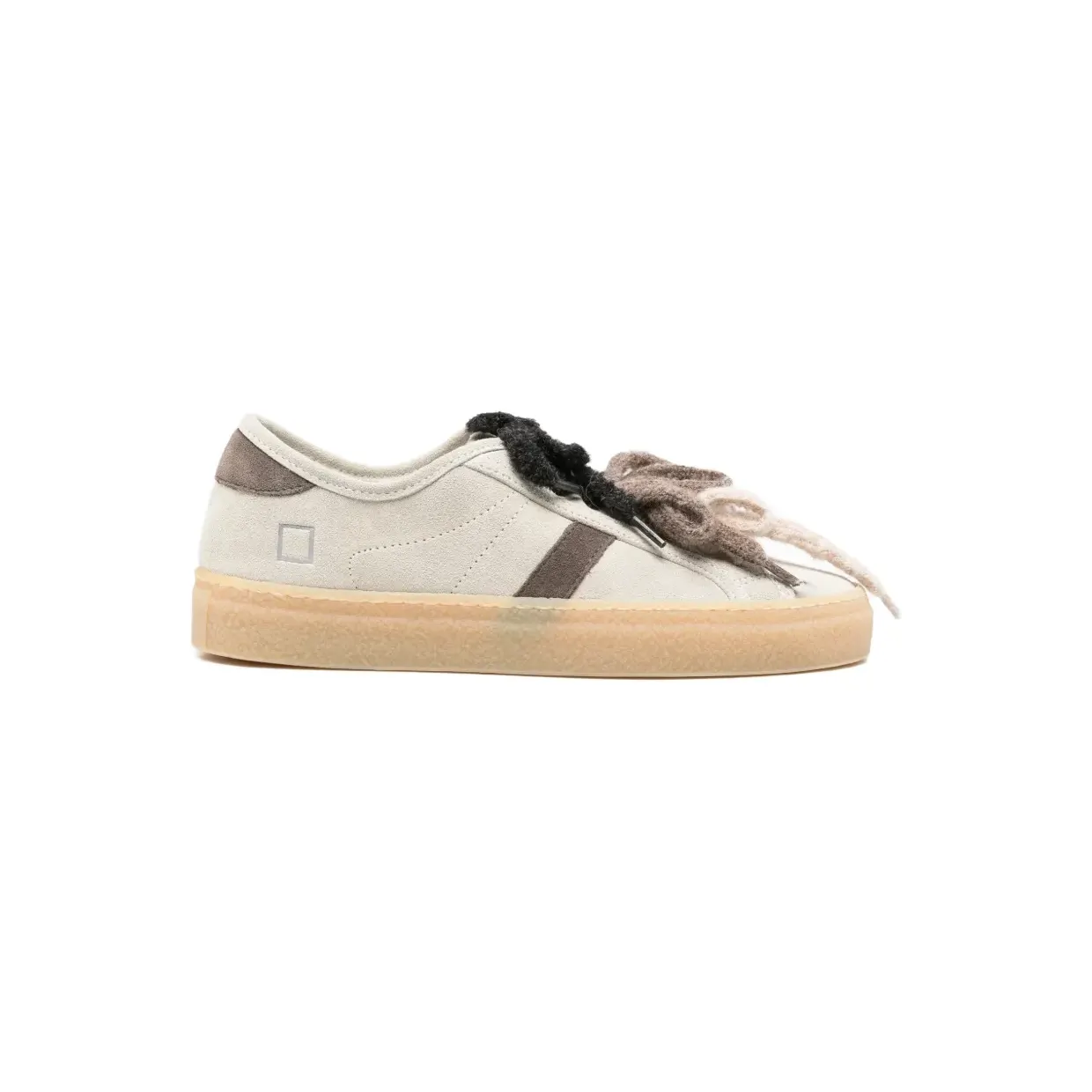 D.A.T.E. Tender W suede lace-up sneakers – Beige (W451TESDIV)