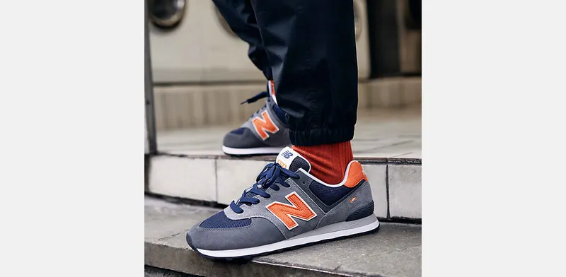New Balance 574 Stone Blue Outerspace (ML574EAF)