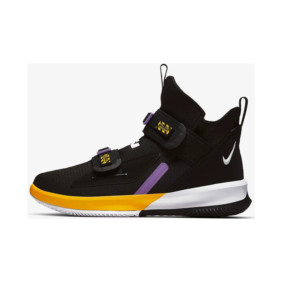 LeBron Soldier 13 Black/White-University Gold (AR4225-004)
