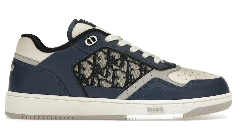 Dior B27 Low Blue Cream Dior Gray Beige Black Dior Oblique Jacquard (3SN272ZIR_H568)