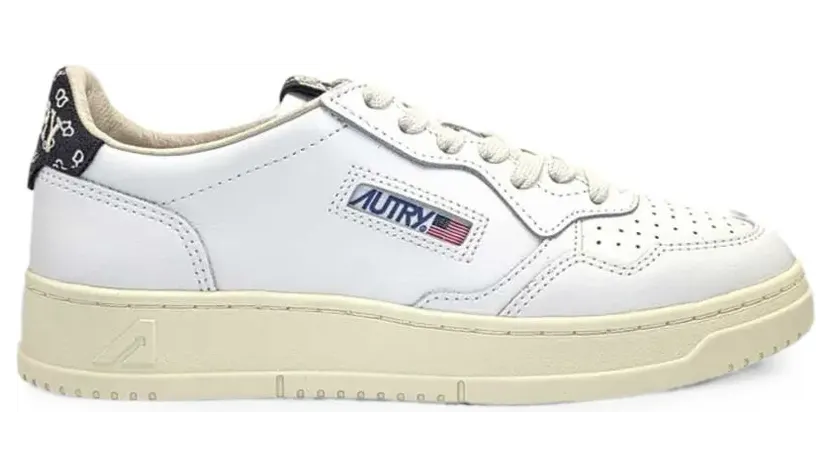 Autry Medalist Low met print “White” (AULMHJ04)