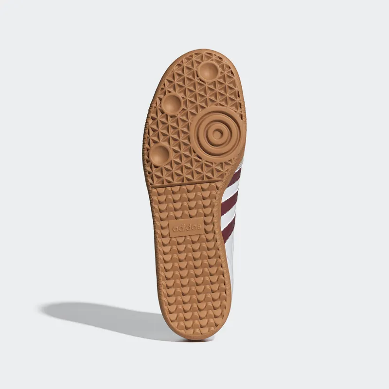 adidas Samba OG Cloud White / Collegiate Burgundy / Gum (IF3813)