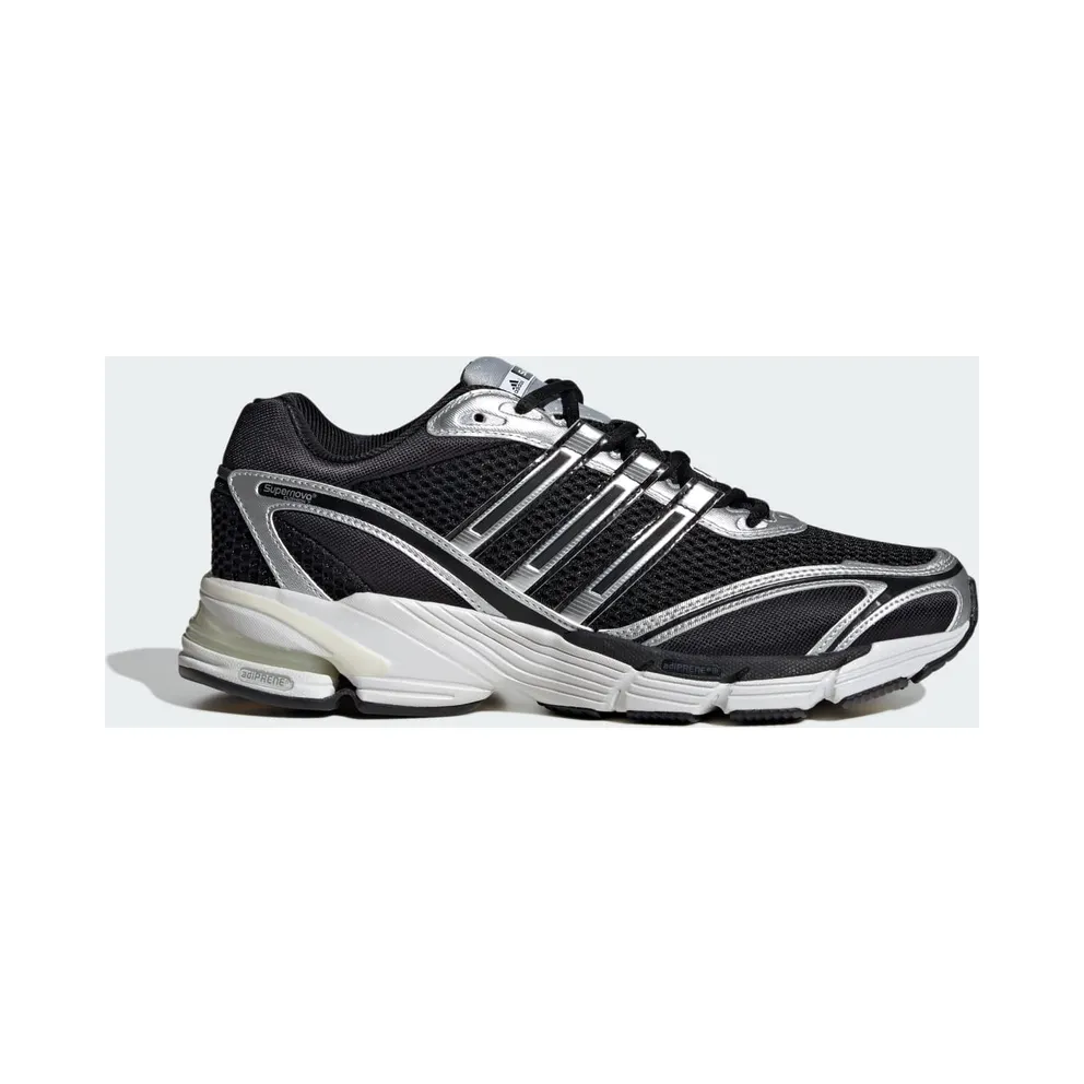 adidas Supernova Cushion 7 Core Black Silver Metallic Crystal White (IG1747)