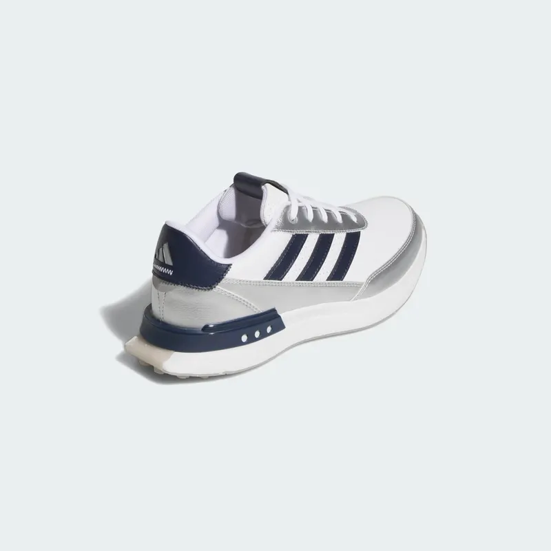 adidas S2G 25 Leather Spikeless Golf Cloud White Night Indigo Grey Two (JR6952)
