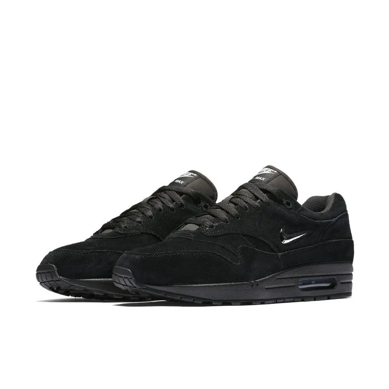 Nike Air Max 1 Jewel Black Chrome Black/Chrome-Black (918354-005)