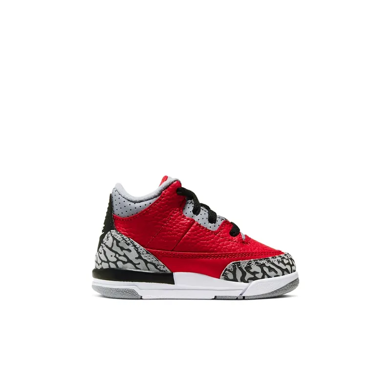 Air Jordan Nike AJ III 3 Retro SE ‘Red Cement’ (TD) (2020) (CQ0489-600)