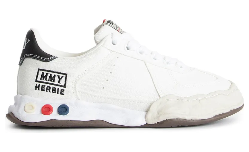Mihara Yasuhiro – Herbie Original Sole Canvas Low-Top – Heren – Schoenen – Wit (A15FW736WHITE)