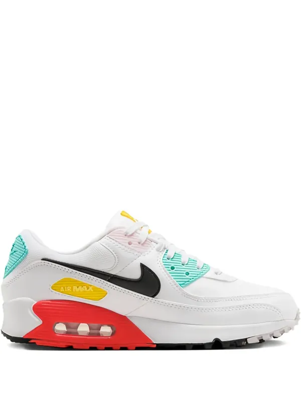 Nike Air Max 90 White/Black/Pink Foam/Bright Crimson – White (FZ3622)