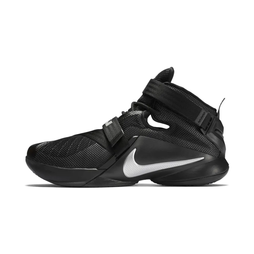 LeBron Soldier 9 Black/Metallic Silver (749417-001)