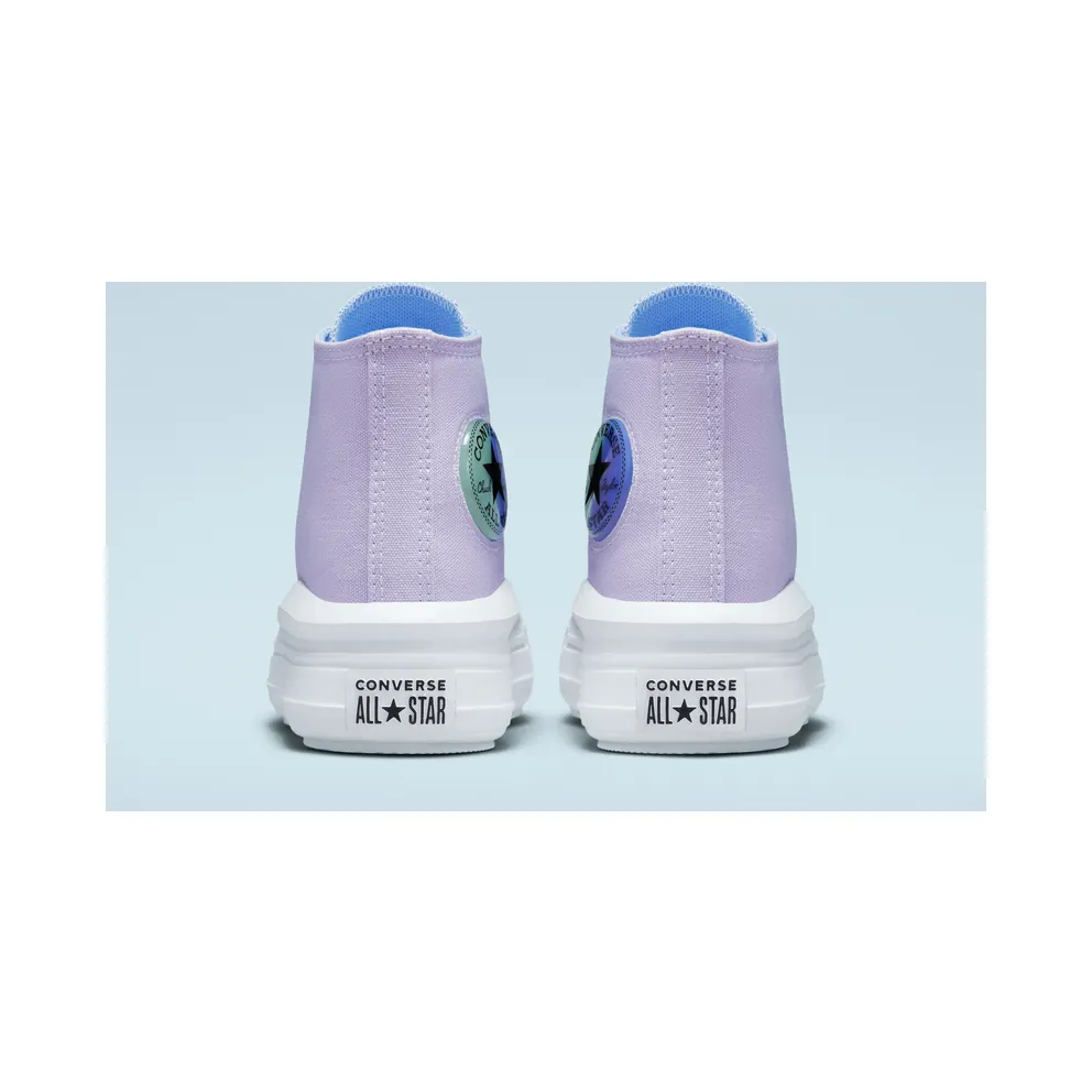 Converse Chuck Taylor All Star Move Platform Gel Patch Moonstone Violet/royal Pulse