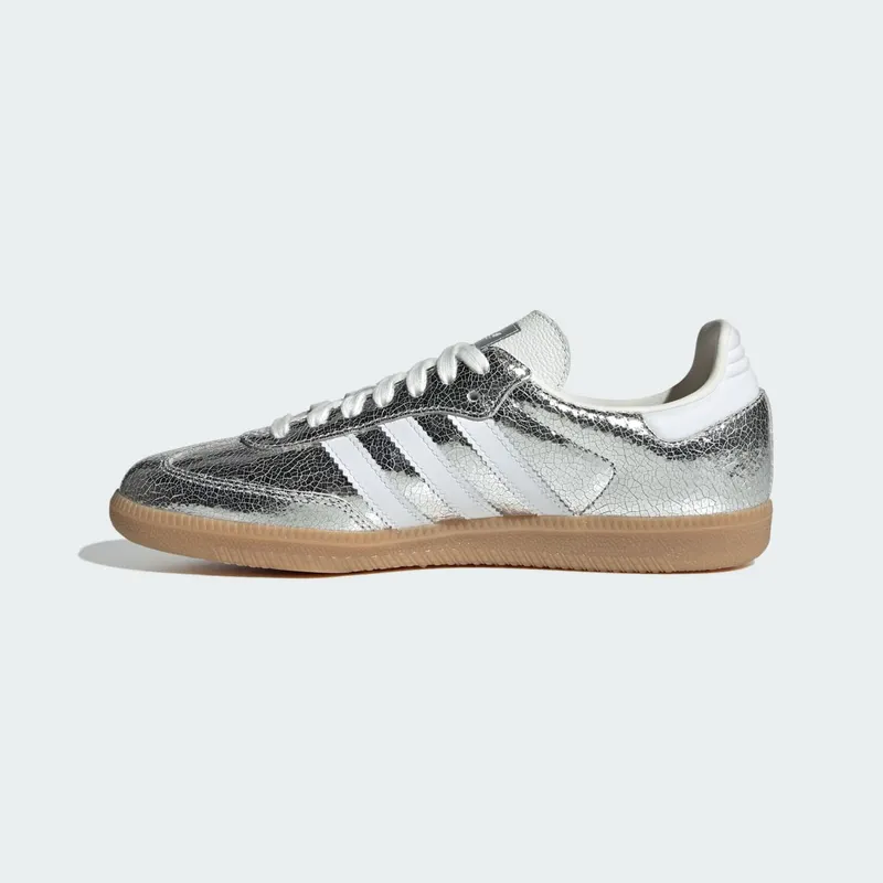 Adidas Samba OG Silver Metallic / Cloud White / Core White (JR0035)