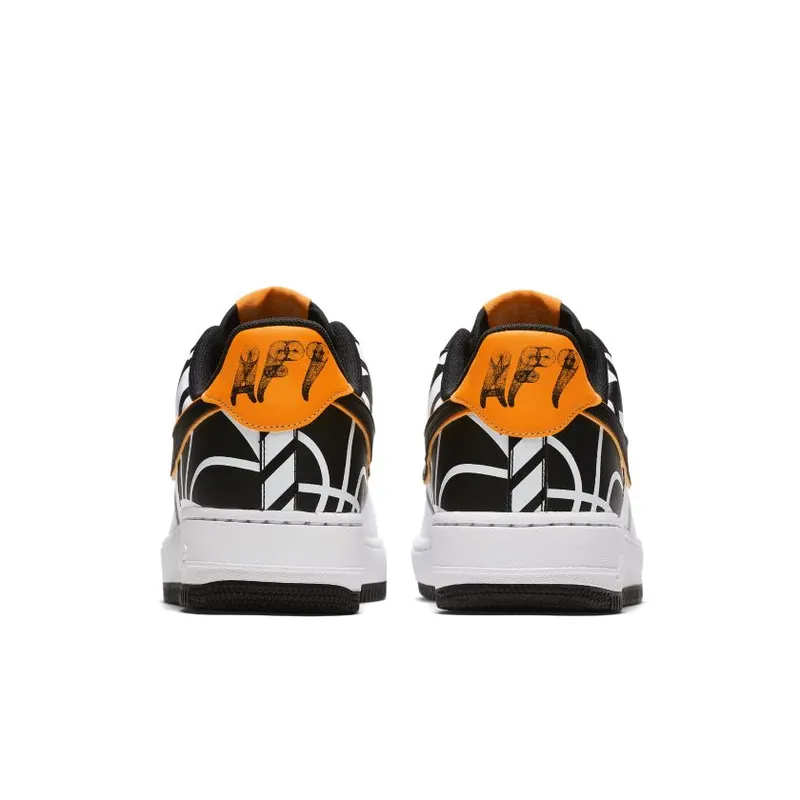 Nike Air Force 1 Low White Black Orange White/Black (823511-104)