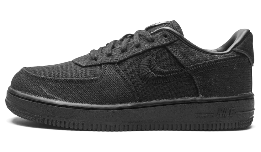 Nike Stussy x Air Force 1 Low PS ‘Black’ Black/Black/Black (DD1578-001)