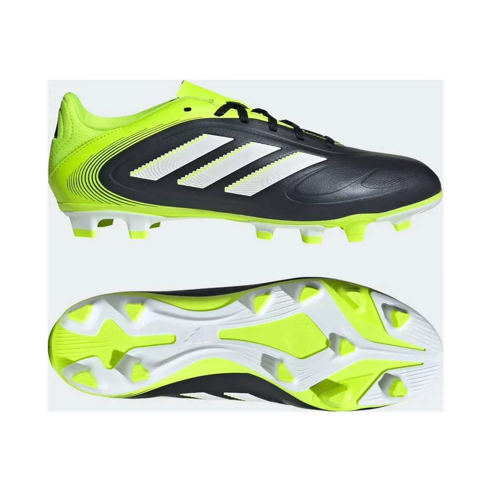 adidas Copa Pure 3 Club Firm/multi-ground Boots “Core Black / Cloud White / Lucid Lemon” (JR2896)