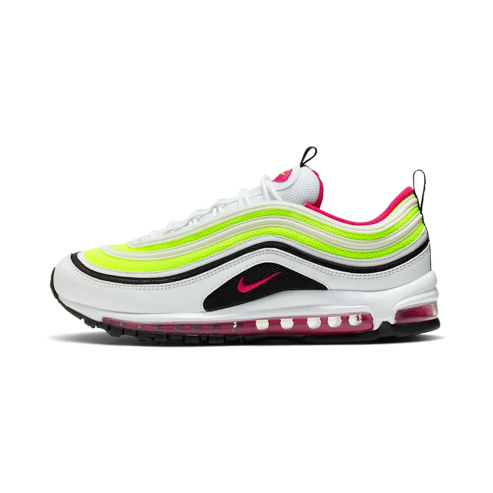 Nike Air Max 97 White Black Volt Rush Pink (CI9871-100)