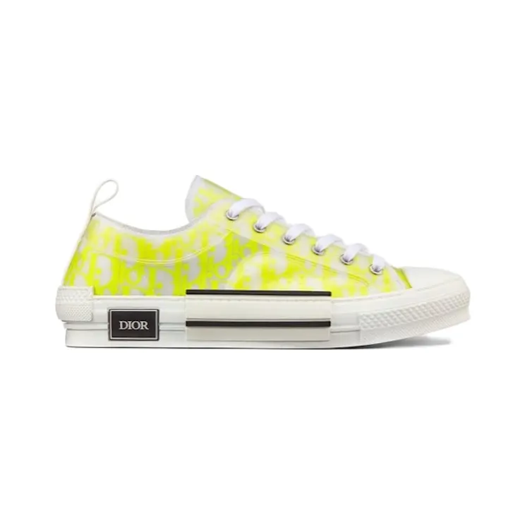 Dior B23 Low White Yellow Oblique (3SN249YNT_H160)