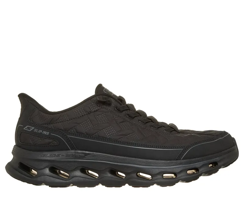 Skechers Slip-ins: GO Walk Glide-Step 2.0 “Cozy Fit Walker Sneaker Black” (217035BBK)