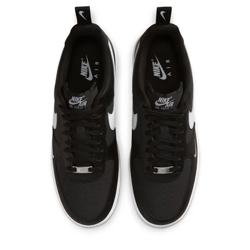 Nike Air Force 1 Low ’07 LV8 “Carbon Fiber Swoosh – Black / White” (IR5599-001)