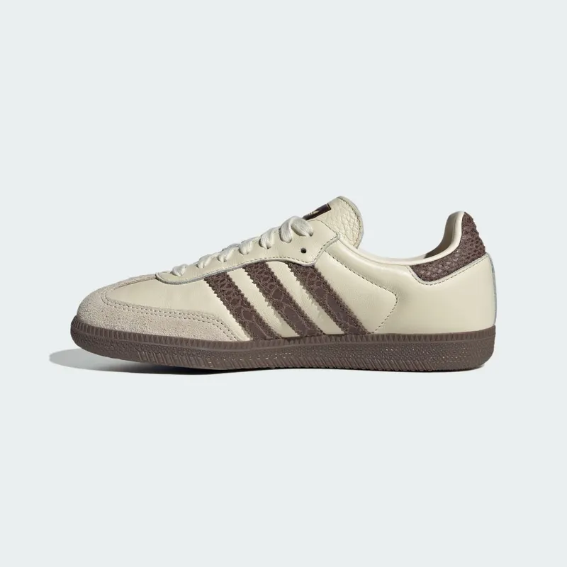 Adidas SAMBA OG Shoes Cream White / Earth Strata / Maroon (IH3980)